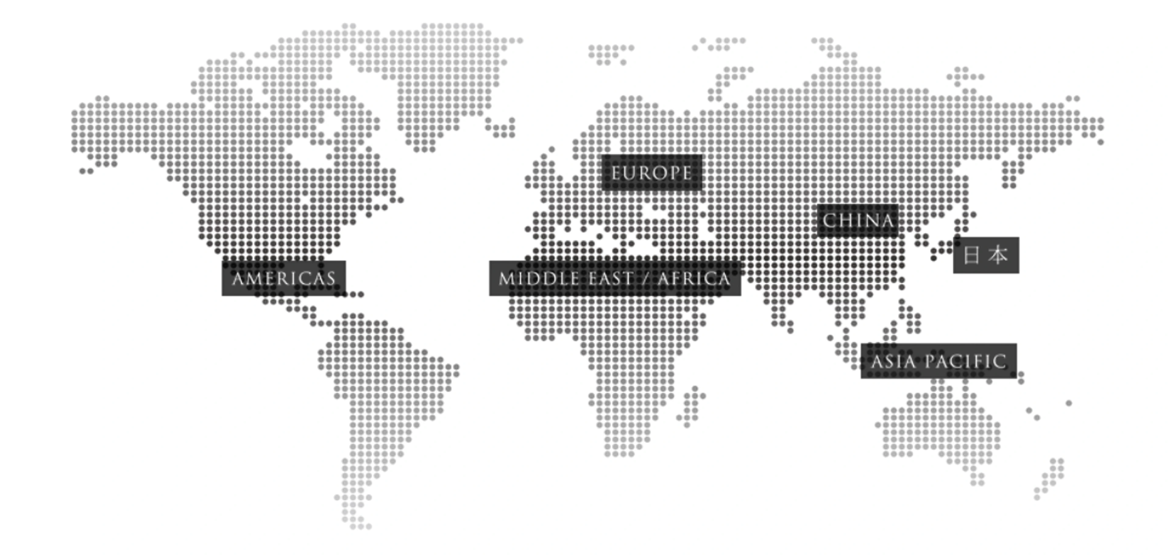 World map with ALPOLIC™ locations 