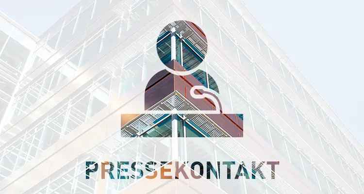 Ansicht des Gebäudes Ceridian Corporation Headquaters in Bloomington MN, USA mit integriertem Icon Pressekontakt