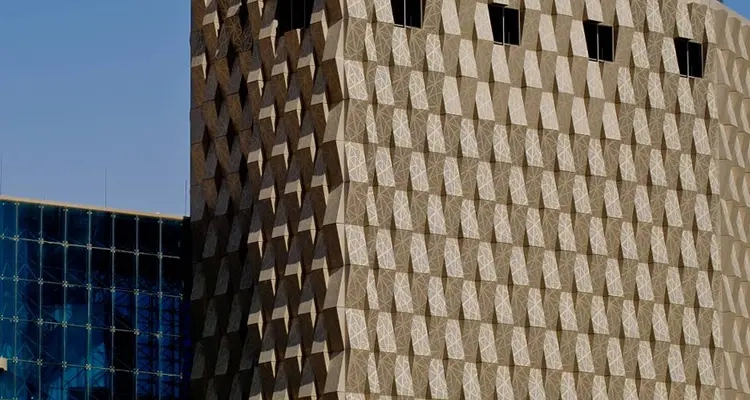 Fassadenfotografie des Riyadh Techno Valley
