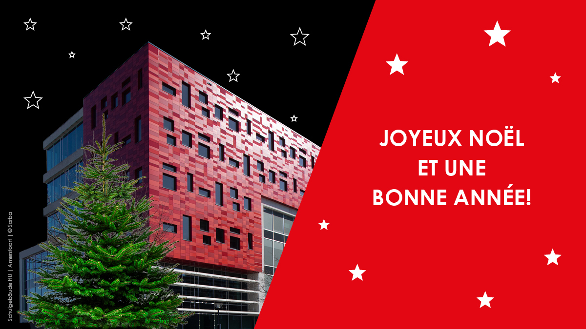 Dessin de Noël avec un message de bienvenue d'ALPOLIC
