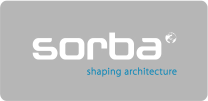 Logo sorba mit Slogan shaping architecture