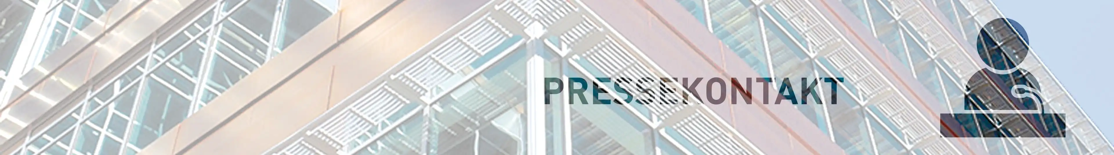 Pressekontakt Ansicht des Gebäudes Ceridian Corporation Headquaters in Bloomington MN, USA mit integriertem Icon Pressekontakt