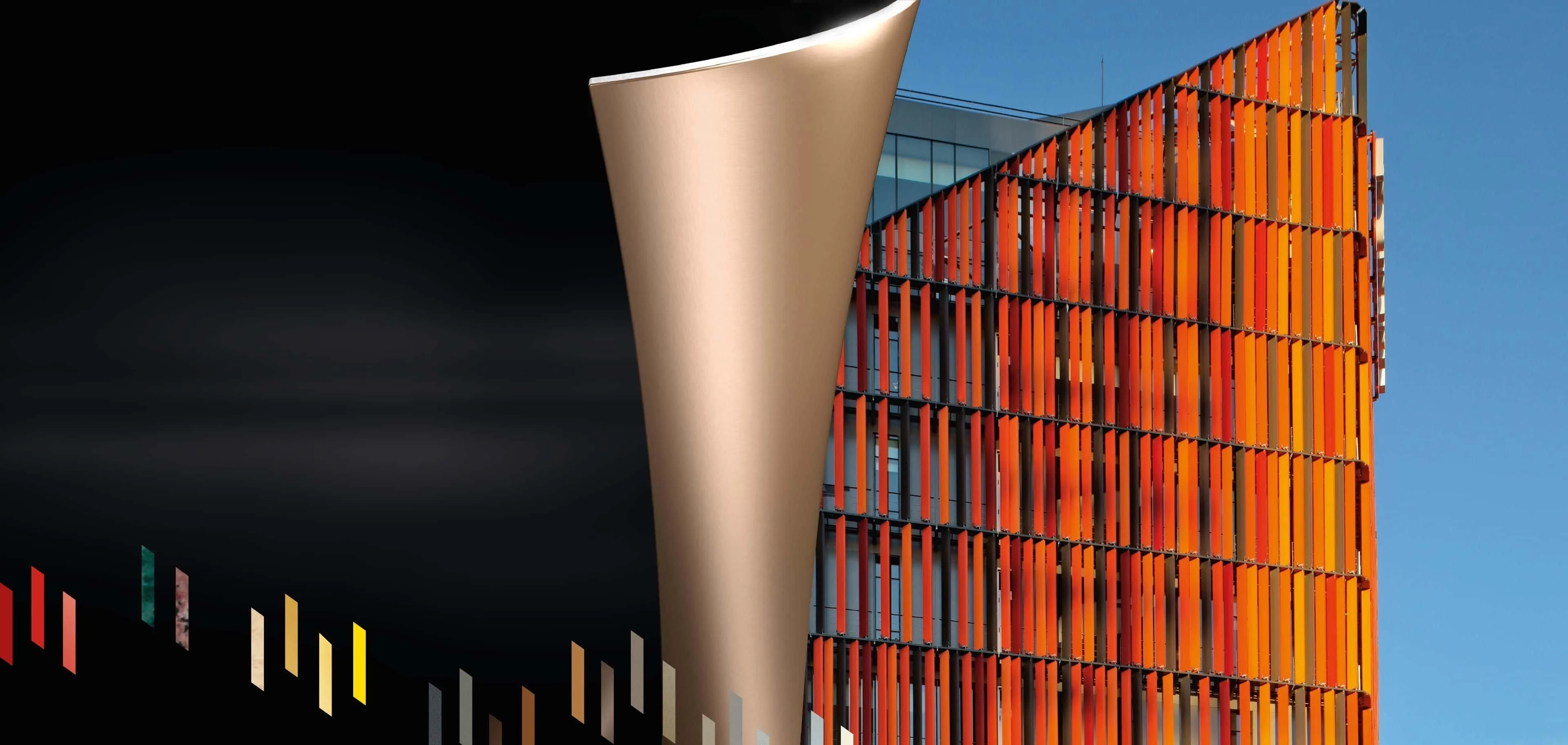 Composing for the area Variety of design and colours