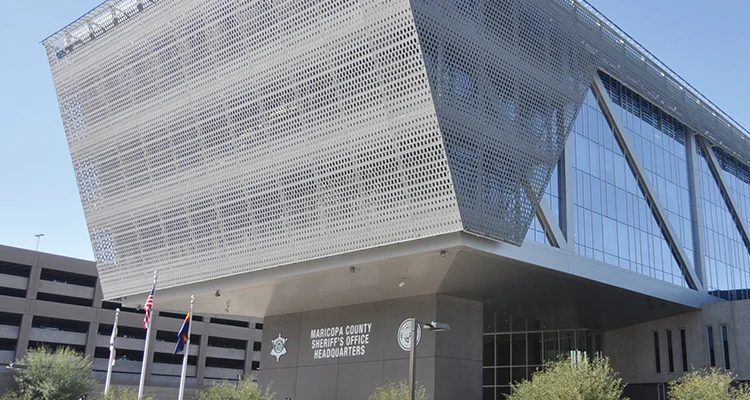 frontal view of the Maricopa County Sheriff's Office