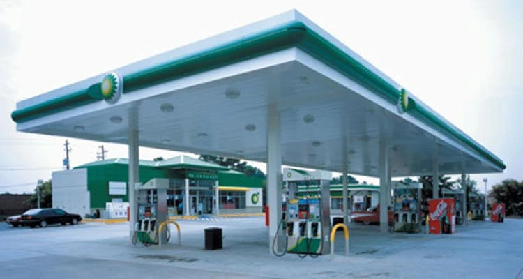 View of the petrol station BP, worldwide