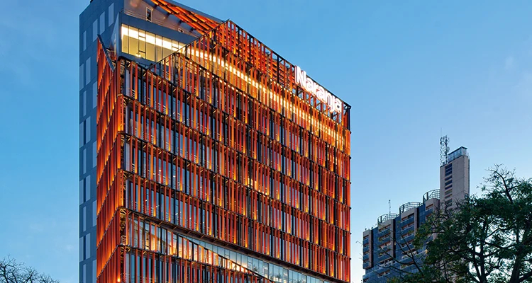 Tarjeta Naranja Building view of the Tarjeta Naranja