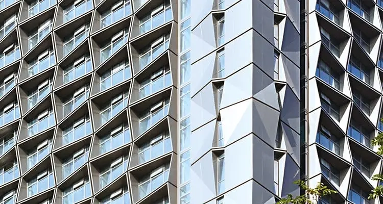 Marriot Hotel Ausschnitt einer Fotografie des Marriot Hotels