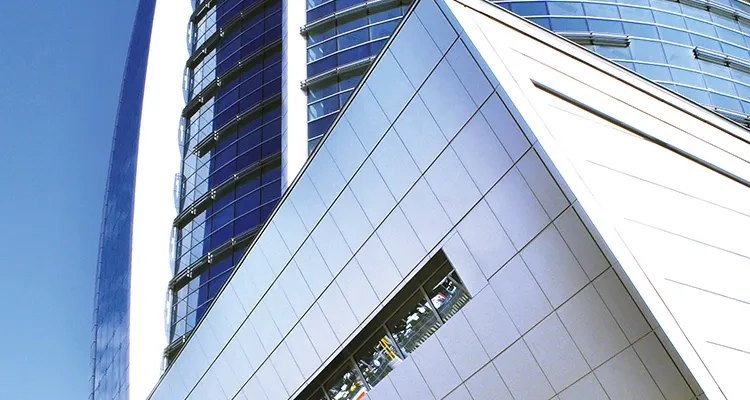 Section of a view of the BenchMark Business Center in Sofia 