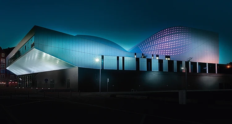 Ansicht des Theatre de Stoep in den Niederlanden