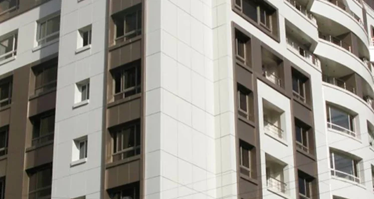 Nirvana Residential Complex Detail of a photograph of the Nirvana Residential Complex