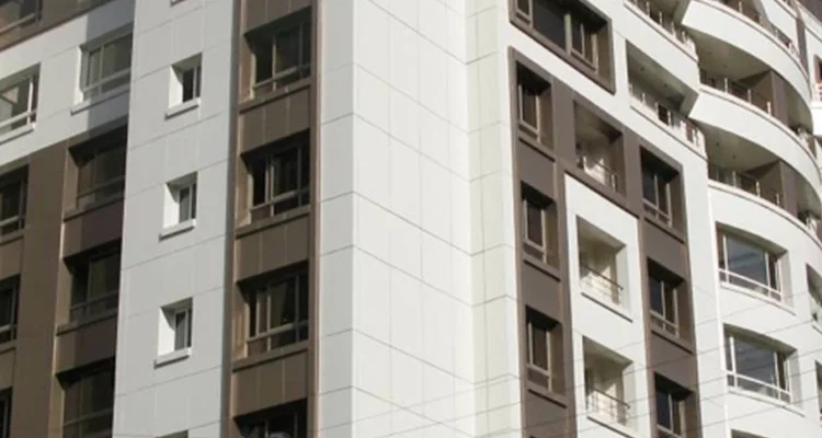 Nirvana Residential Complex Detail of a photograph of the Nirvana Residential Complex